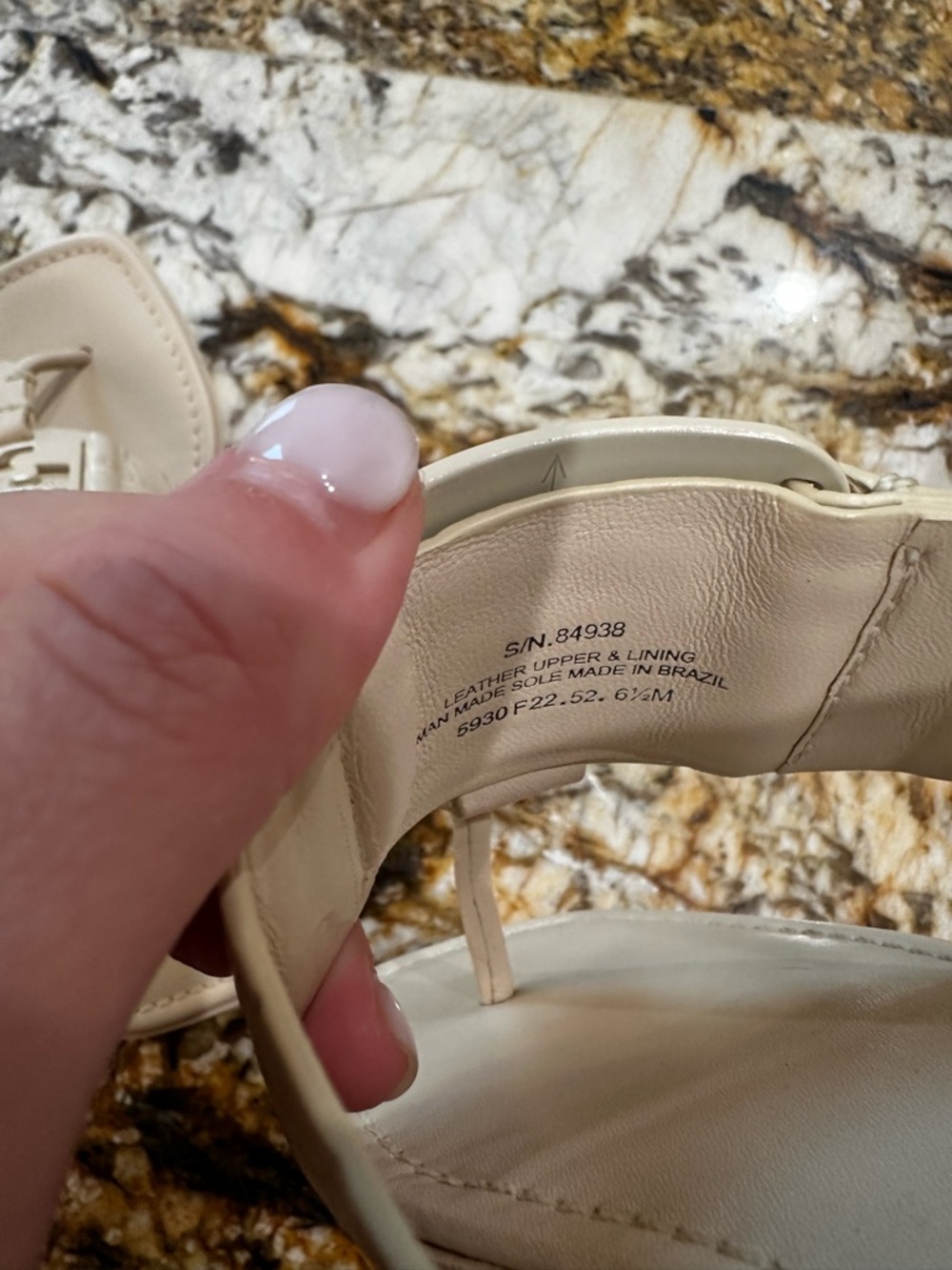 Tory Burch Cream Georgia Sandals - Picture 4 of 6